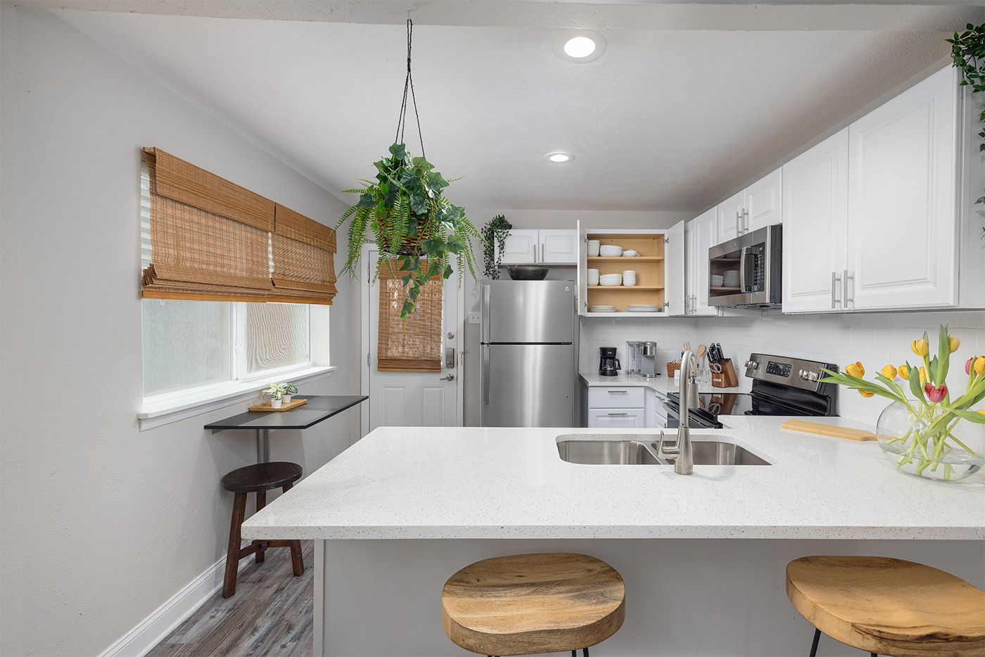 Cedar Springs open kitchen with bright natural light